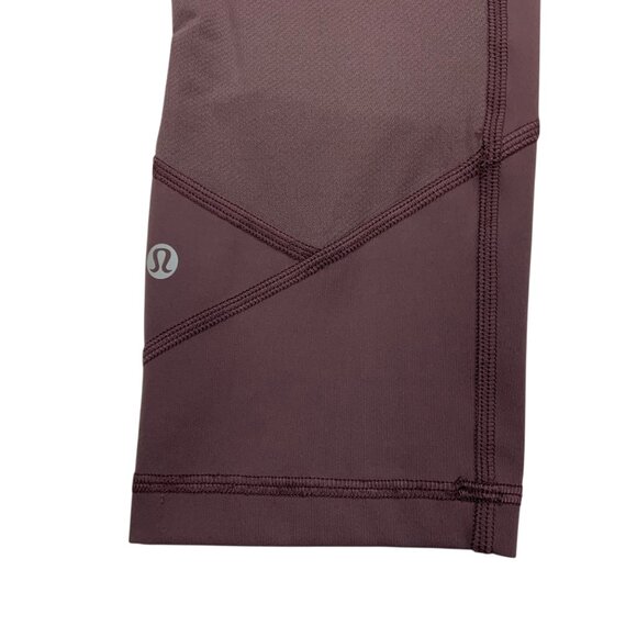 Lululemon Pace Rival Crop 22" Legging 6 Dark Adobe Cropped Mid Rise Run Athletic - Picture 9 of 15